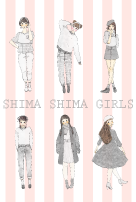 しましまガールズ (SHIMA SHIMA GIRLS -girls & stripe-)
